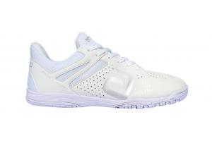 Andro Cross Step PRO Table Tennis Shoes - White/Silver
